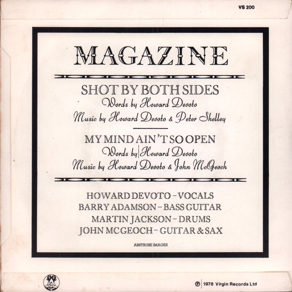 Magazine - Shot By Both Sides - 7 Inch