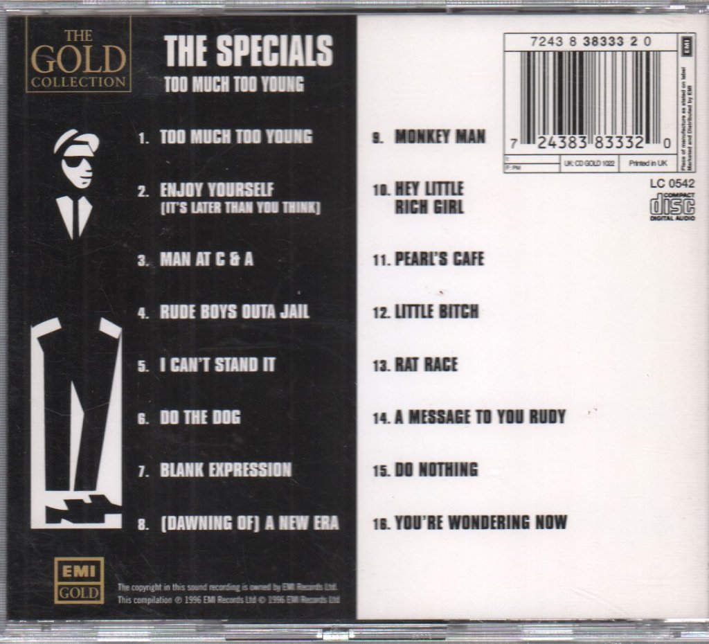 Specials - Too Much Too Young - Cd