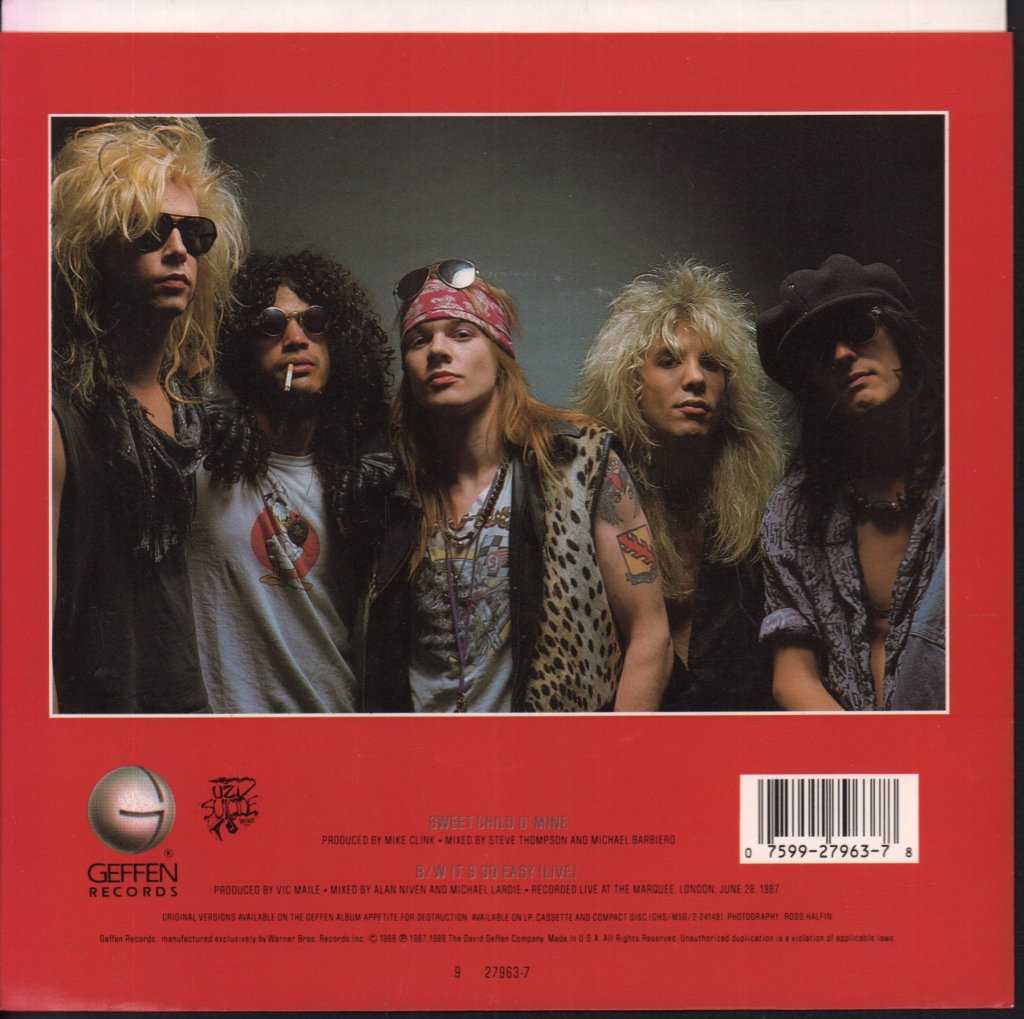 Guns N Roses - Sweet Child O Mine - 7 Inch