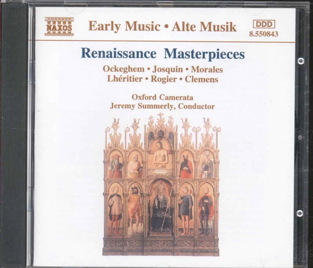 Oxford Camerata, Jeremy Summerly - Renaissance Masterpieces - Cd