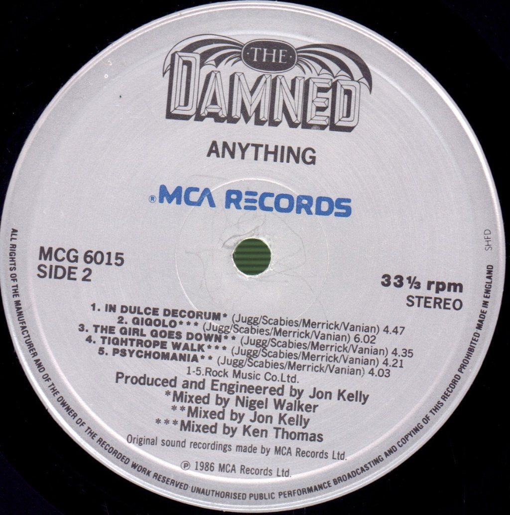 Damned - Anything - Lp