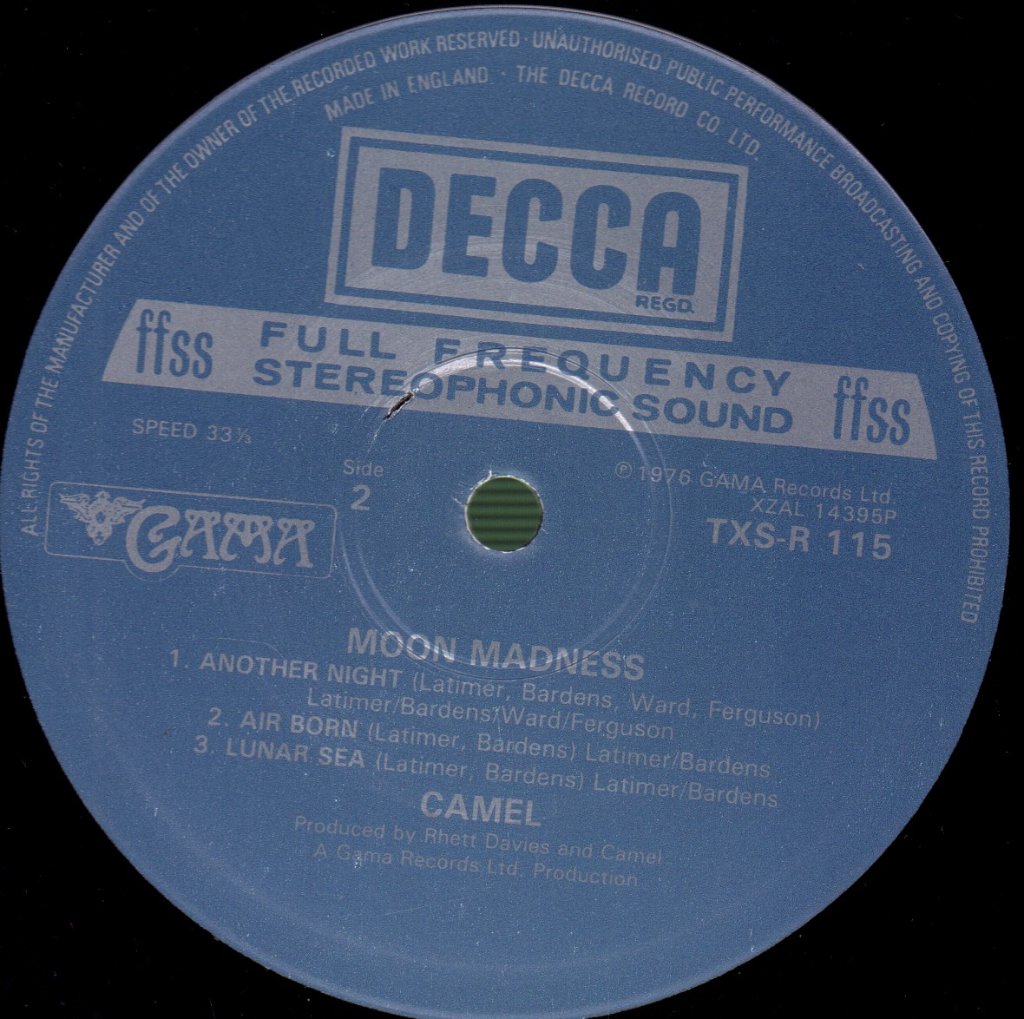 Camel - Moonmadness - Lp