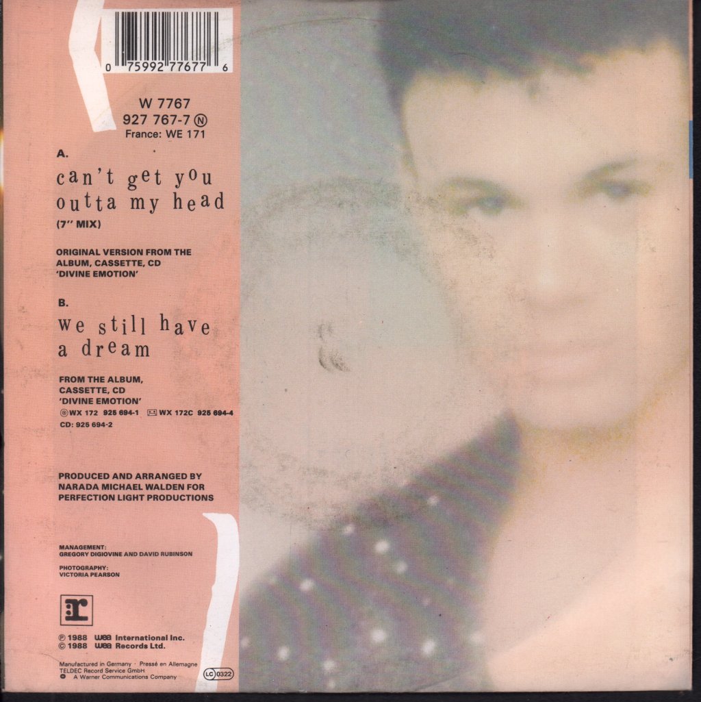 Narada Michael Walden - Can't Get You Outta My Head - 7 Inch