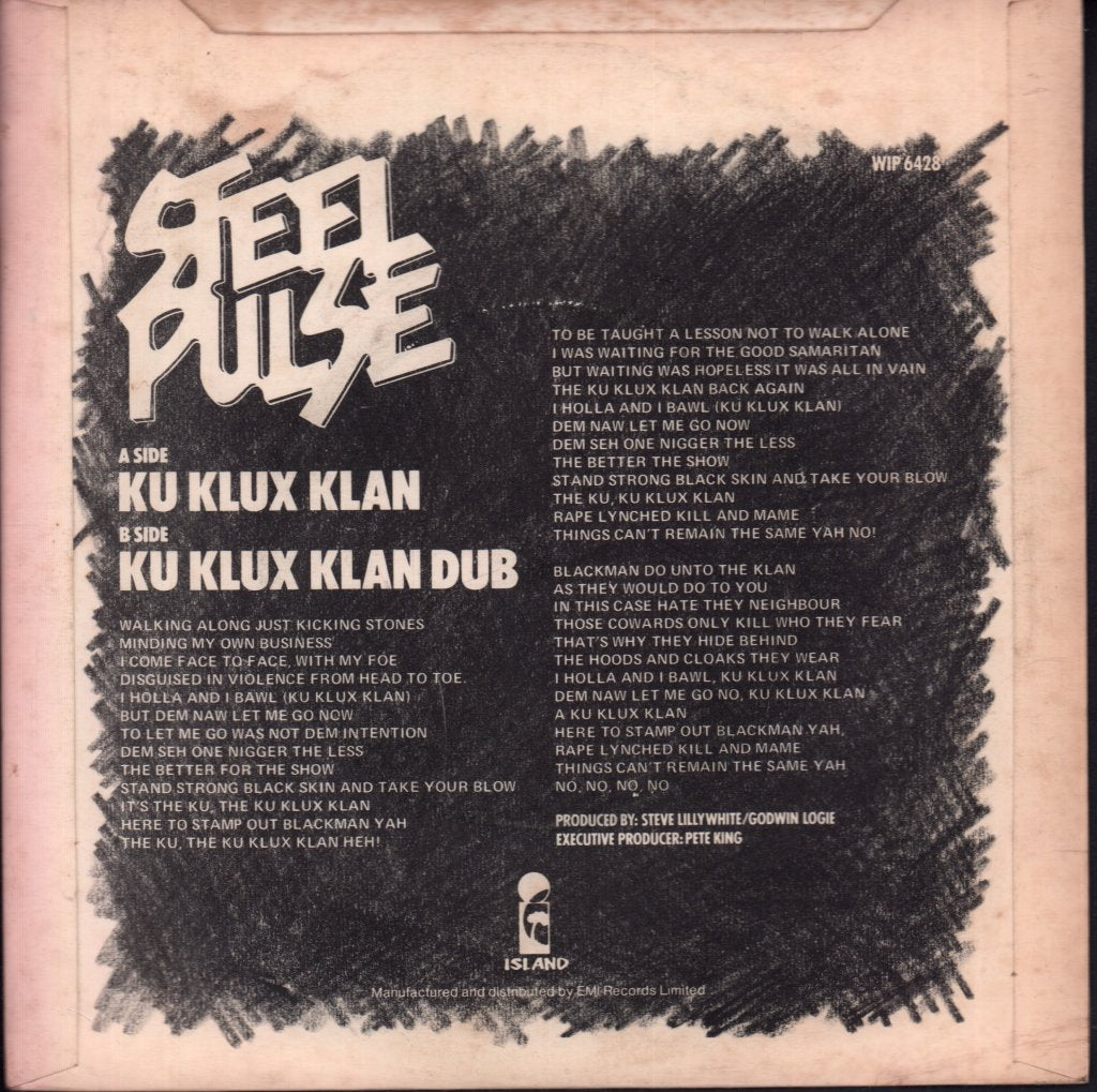 Steel Pulse - Ku Klux Klan - 7 Inch