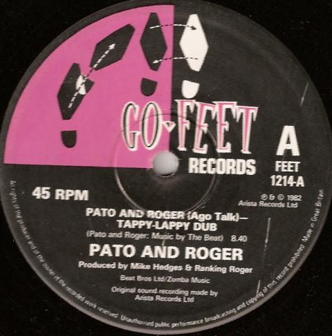 pato and roger (pato banton / ranking roger) - Pato & Roger (Ago Talk) / Tappy Lappy Dub - 12 Inch