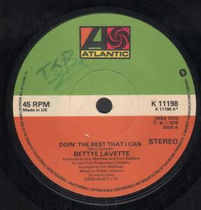 Bettye LaVette - Doin' The Best That I Can - 7 Inch