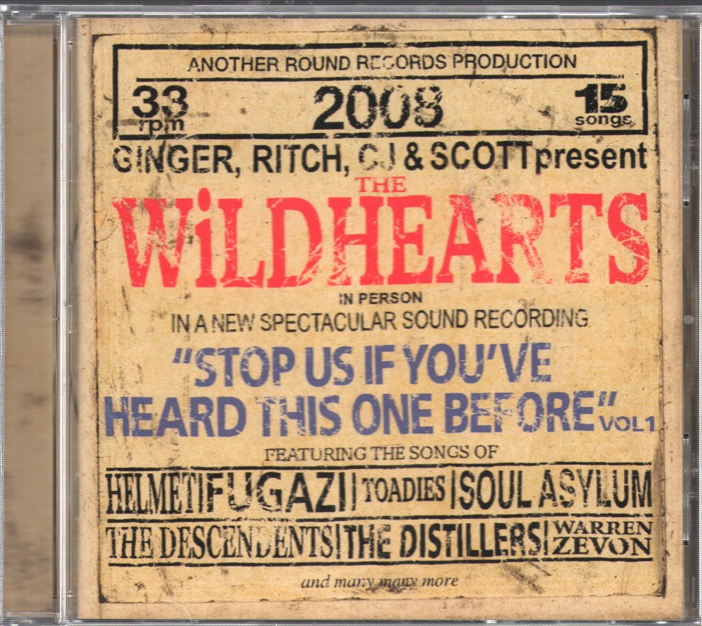 Wildhearts - Stop Us If You've Heard This One Before Vol 1 - Cd