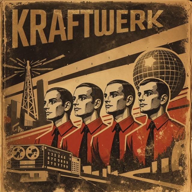 Kraftwerk - Live In the UK 1975. Fm Radio Broadcast (Red Vinyl) - Lp