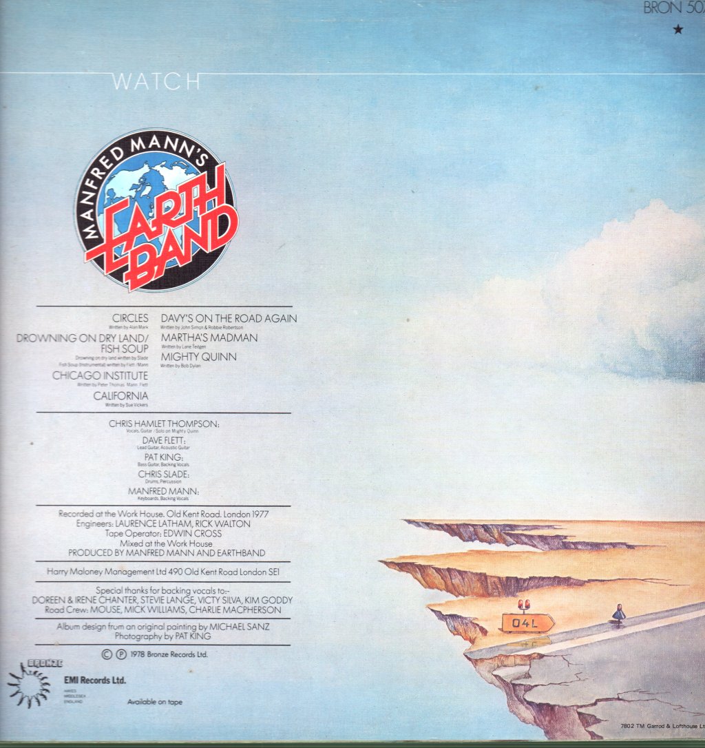 Manfred Mann's Earth Band - Watch - Lp
