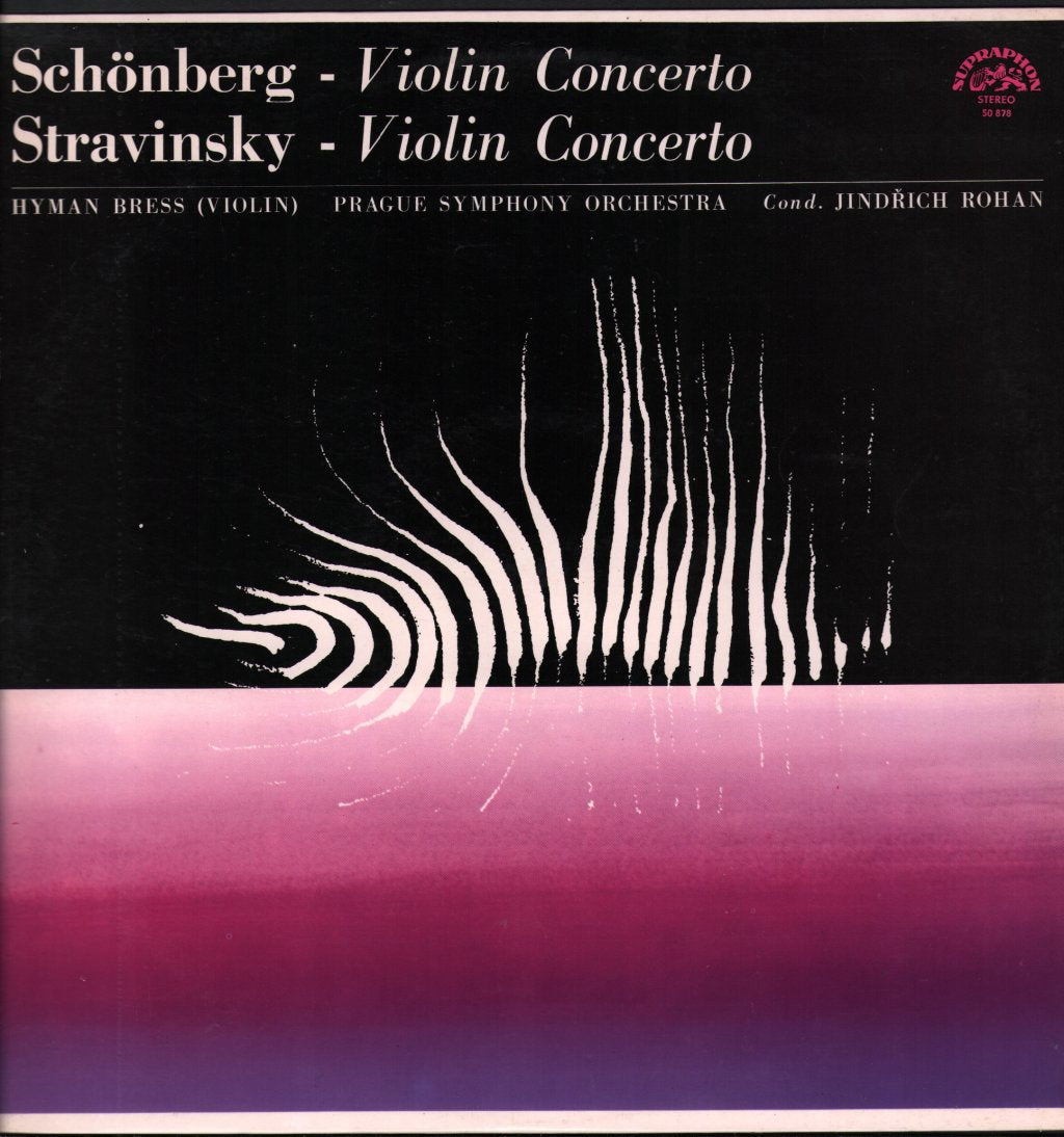 Hyman Bress / Prague Symphony Orchestra / Jindrich Rohan - Schonberg - Violin Concerto / Stravinsky - Violin Concerto - Lp