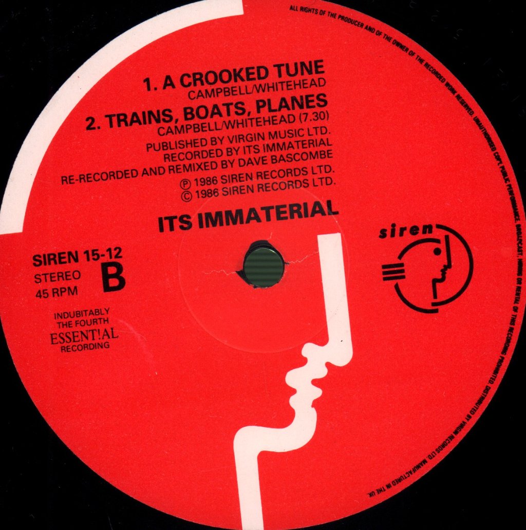 It's Immaterial - Driving Away From Home - 12 Inch