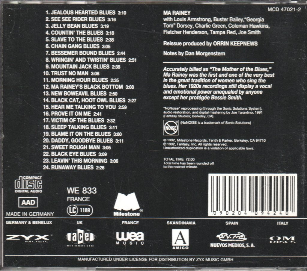 Ma Rainey - Ma Rainey - Cd