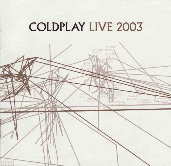 Coldplay - Live 2003 - Cd