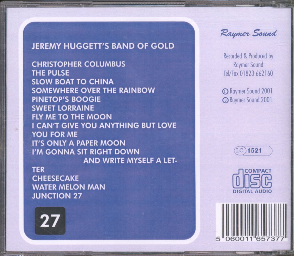 Jeremy Huggett's Band Of Gold - Junction 27 - Cdr