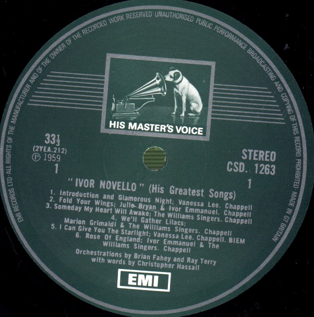 Various Artists - Ivor Novello - His Greatest Songs - Lp