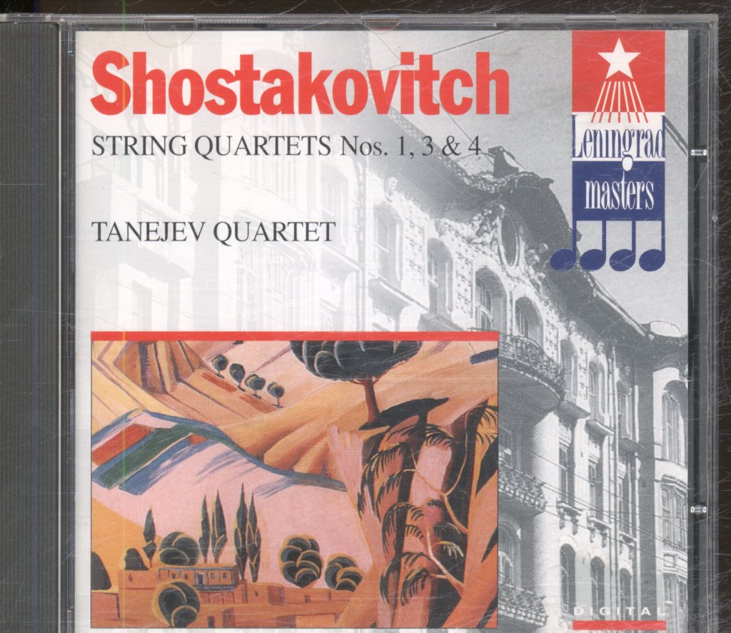 Taneyev Quartet - Shostakovich - String Quartets Nos. 1, 3 & 4 - Cd