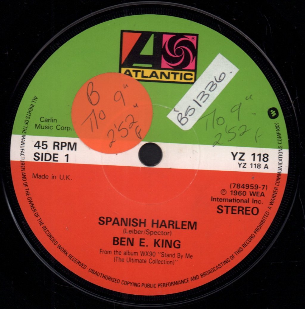 Ben E. King - Spanish Harlem - 7 Inch