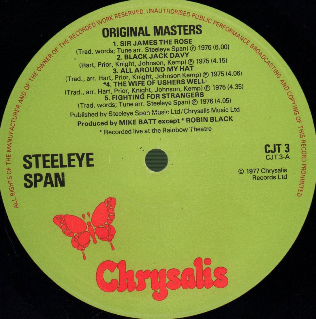 Steeleye Span - Original Masters - Double Lp