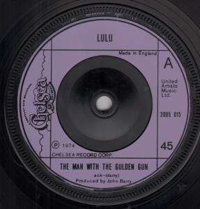 Lulu - Man With The Golden Gun - 7 Inch