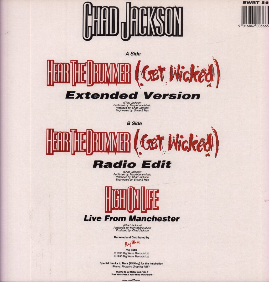 Chad Jackson - Hear The Drummer - 12 Inch