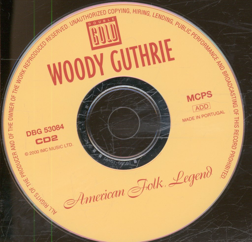 Woody Guthrie - American Folk Legend - Double Cd
