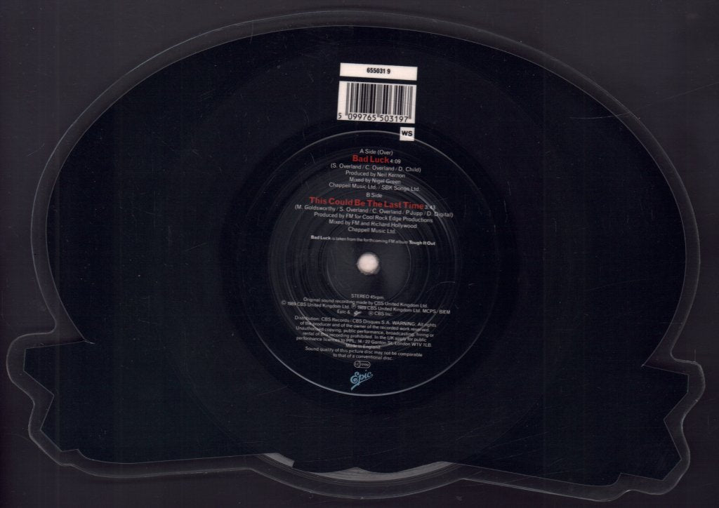 Fm (Uk Rock Group) - Bad Luck - 7 Inch