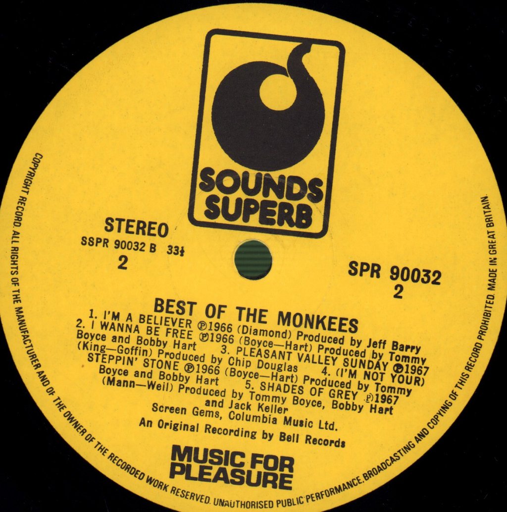 Monkees - Best Of - Lp
