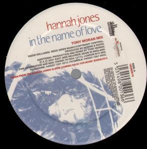 Hannah Jones - In The Name Of Love - 12 Inch