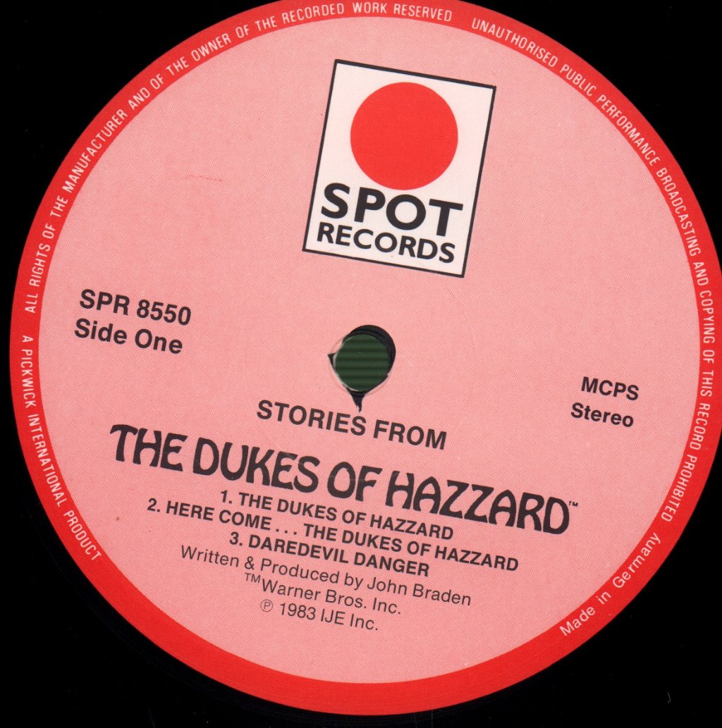 John Braden - Stories From The Dukes Of Hazzard - Lp