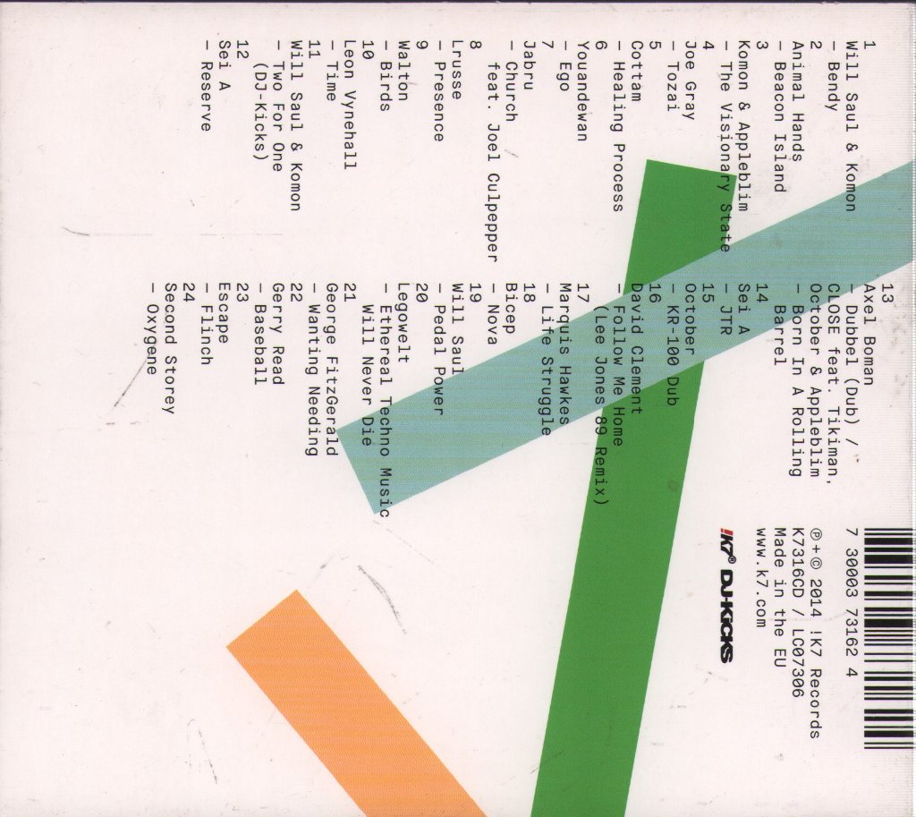 Will Saul - DJ-Kicks - Cd