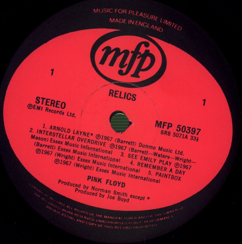 Pink Floyd - Relics - Lp