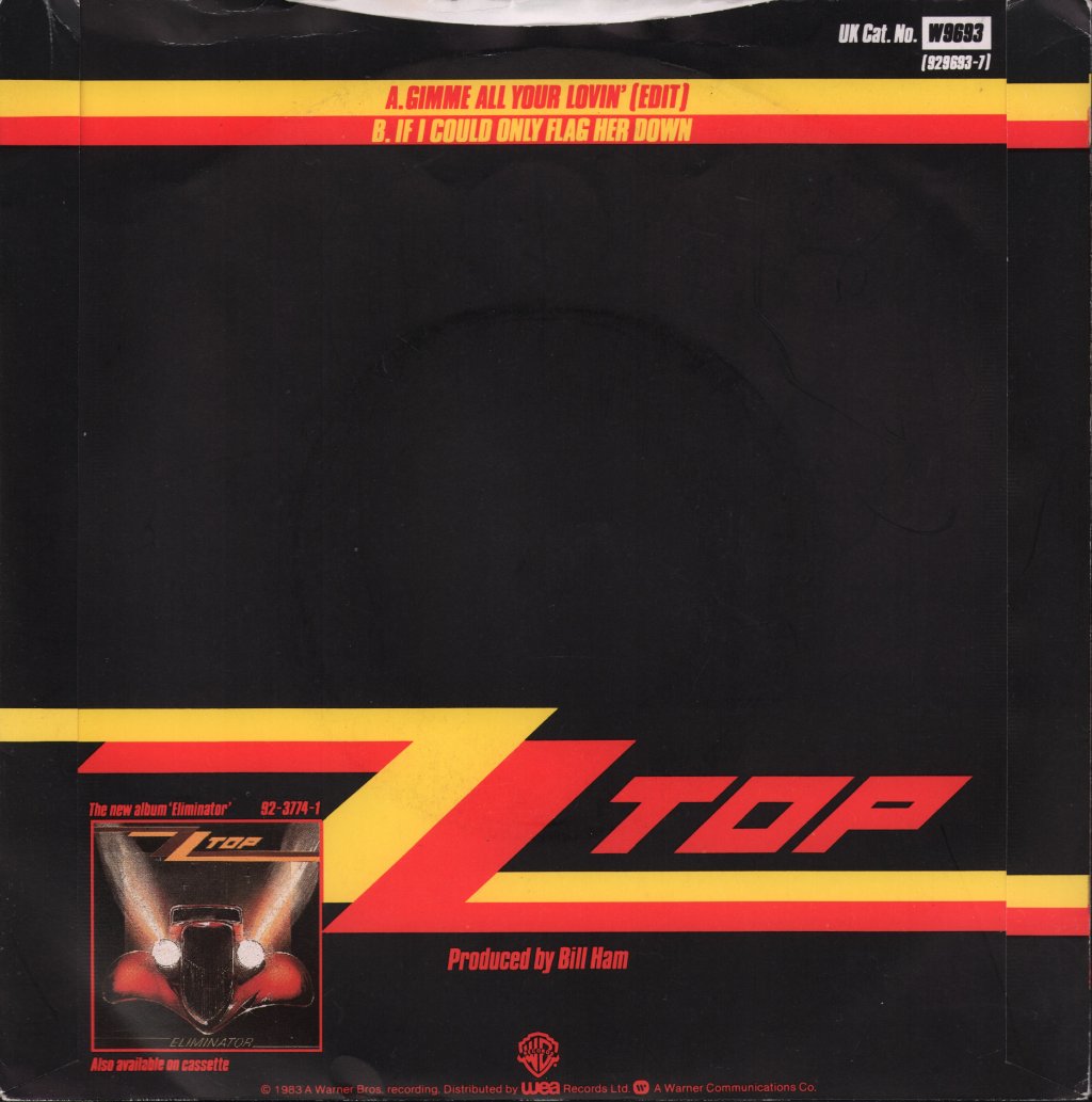 ZZ Top - Gimme All Your Lovin - 7 Inch