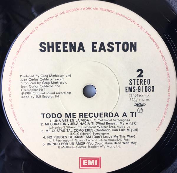 Sheena Easton - Todo Me Recuerda A Ti - Lp