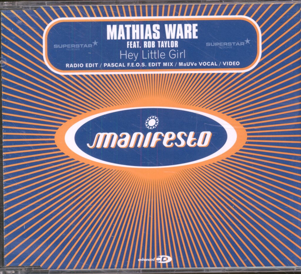 Mathias Ware Feat Rob Taylor - Hey Little Girl - Cd
