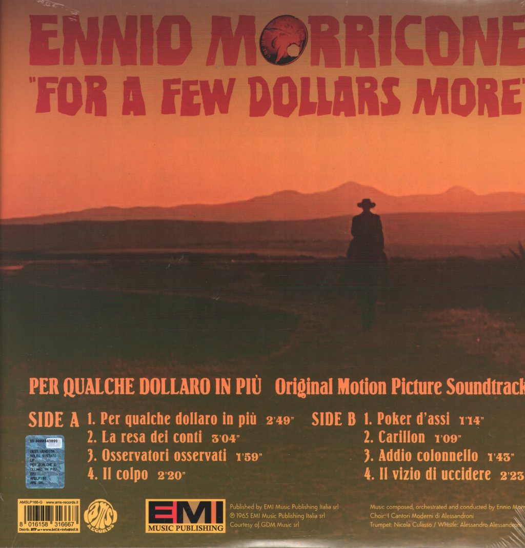Ennio Morricone - For A Few Dollars More (Original Motion Picture Soundtrack) - Lp