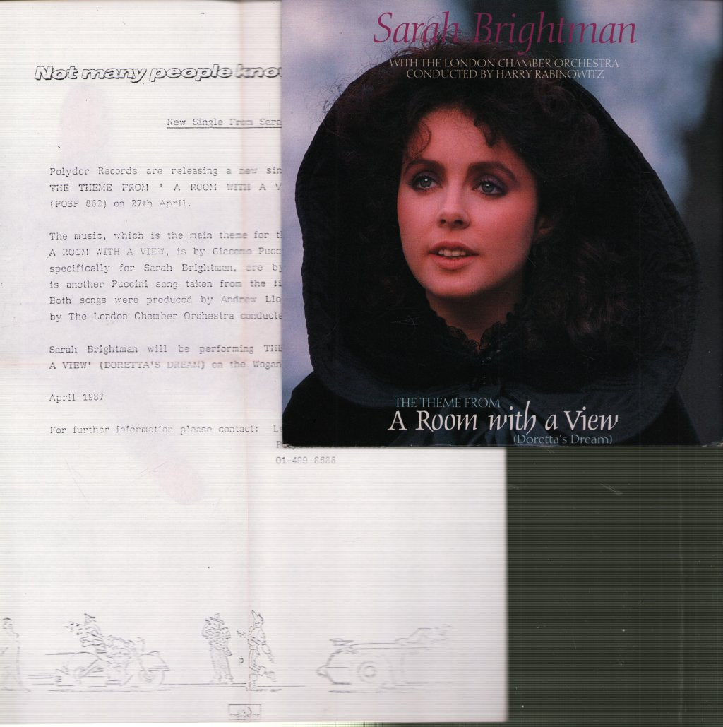Sarah Brightman - Theme From A Room With A View - 7 Inch