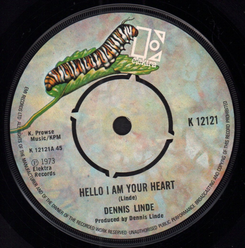 Dennis Linde - Hello I Am Your Heart - 7 Inch