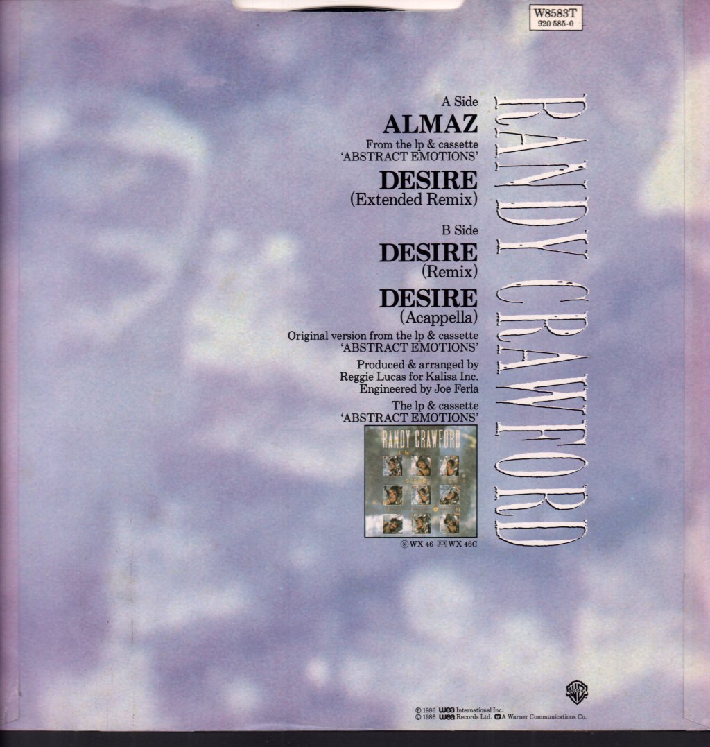 Randy Crawford - Almaz - 12 Inch