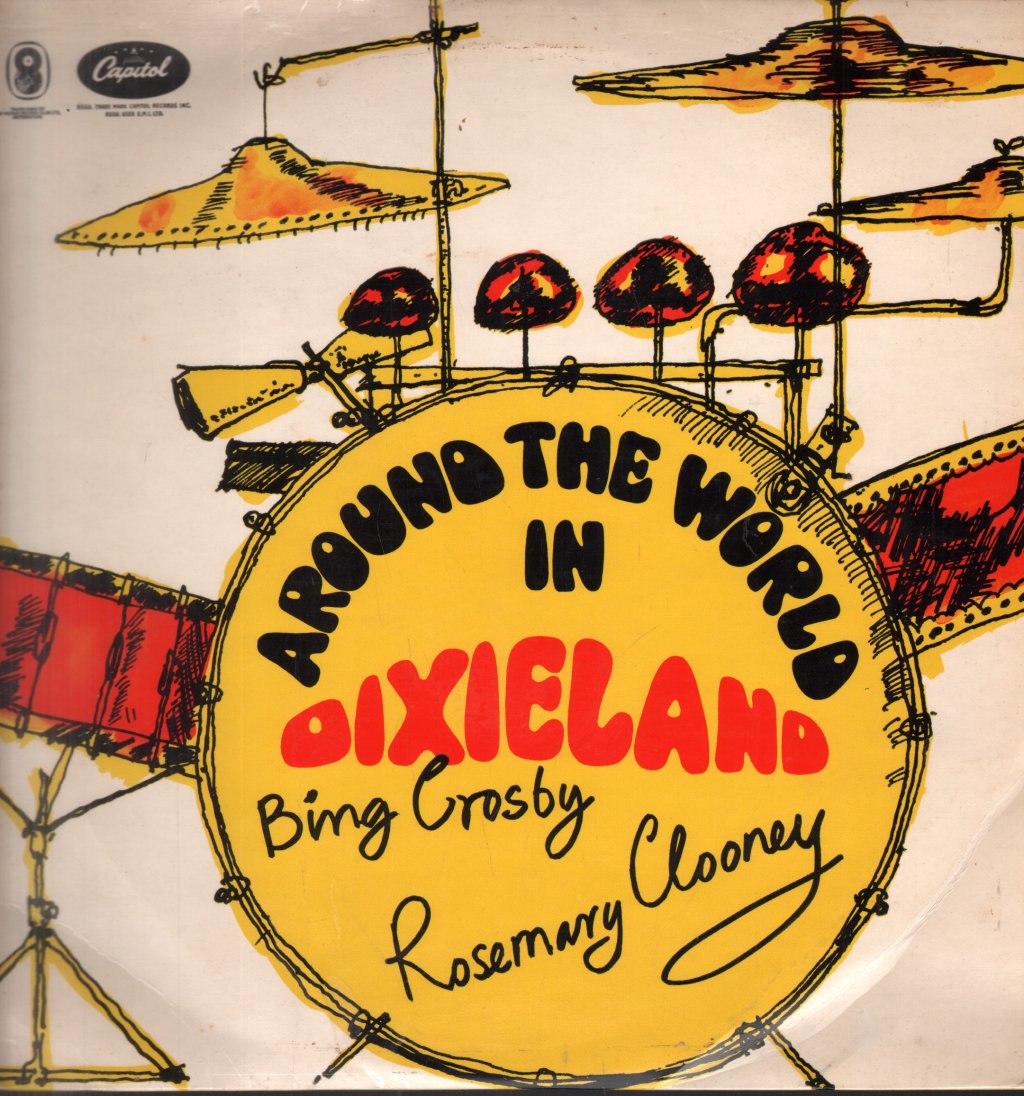 Bing Crosby And Rosemary Clooney - Around The World In Dixieland - Lp