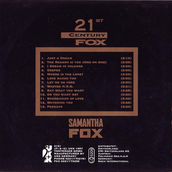 Samantha Fox - 21st Century Fox - Cd