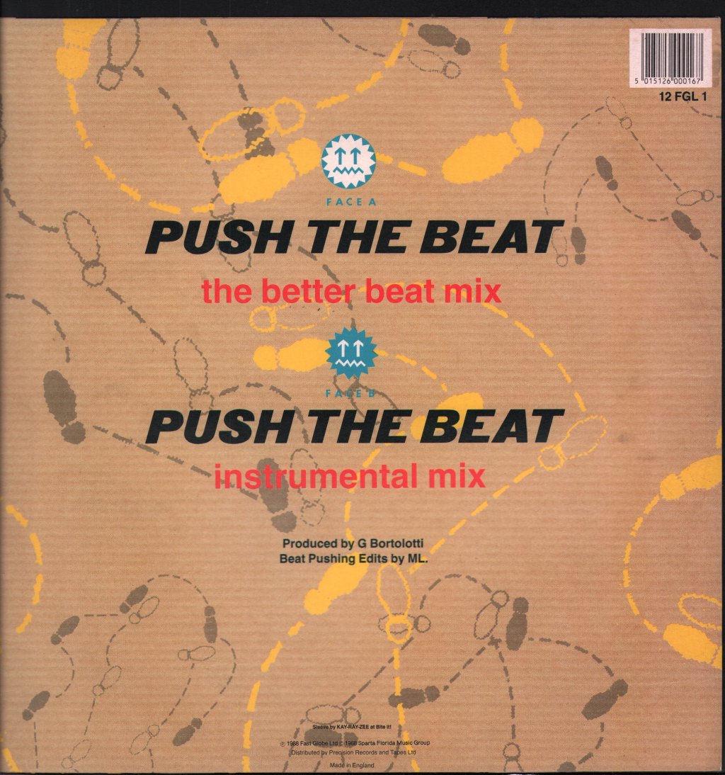 Cappella - Push The Beat - 12 Inch