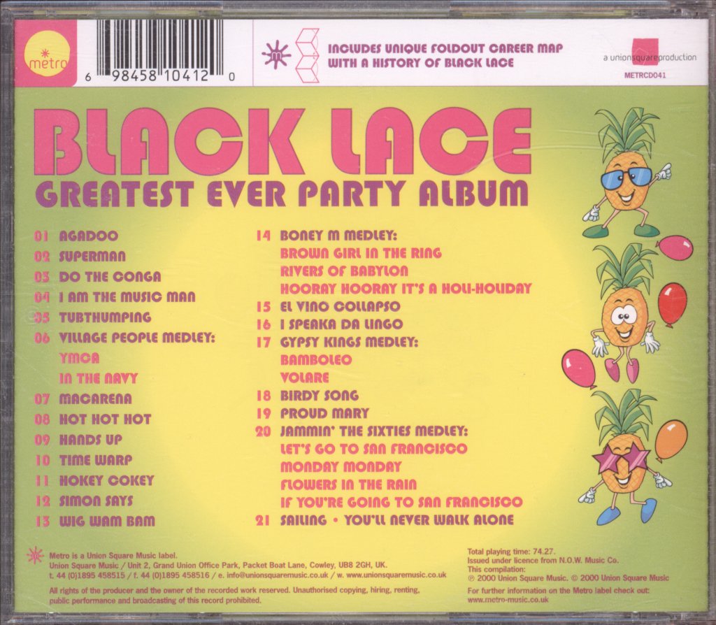 Black Lace - Greatest Ever Party Album - Cd