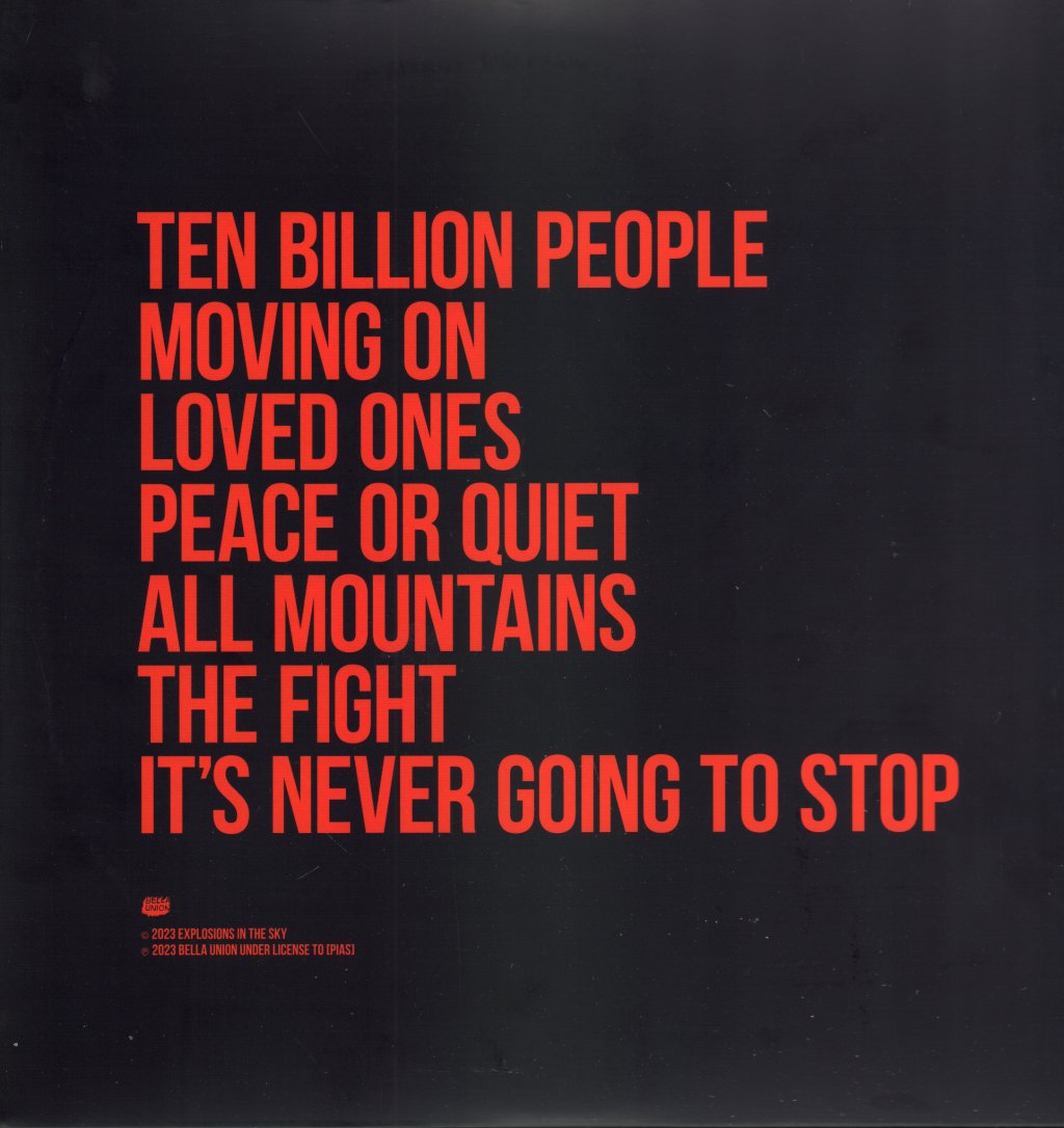 Explosions In The Sky - End - Lp