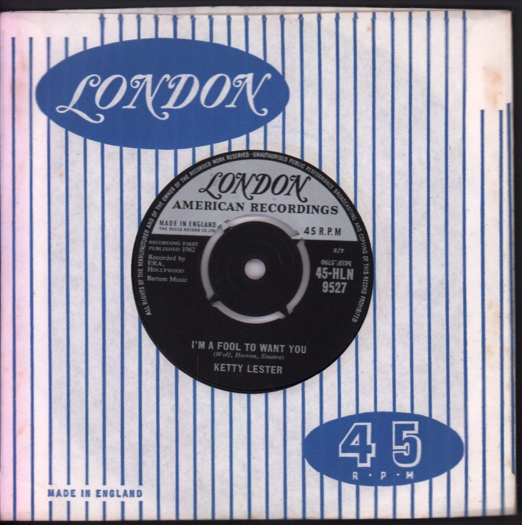 Ketty Lester - Love Letters - 7 Inch