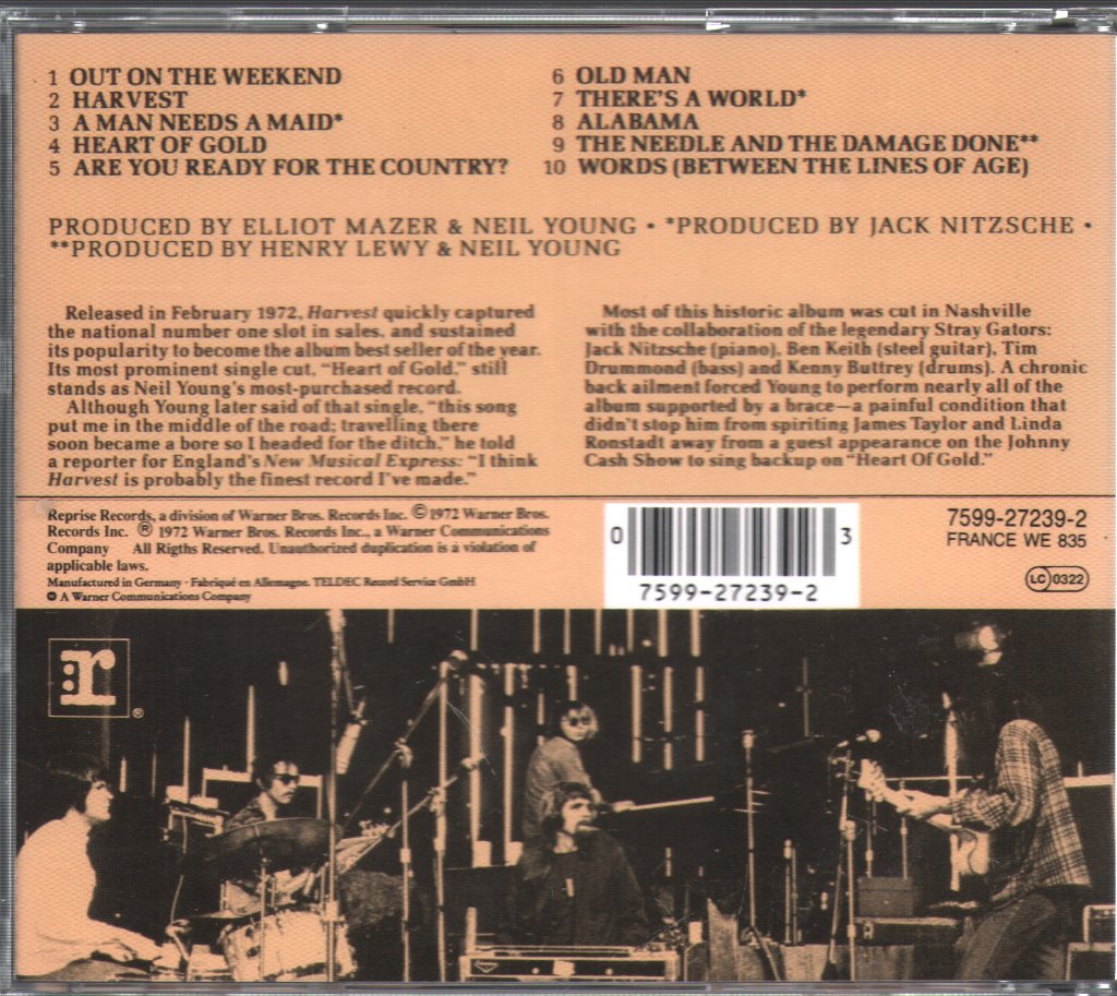 Neil Young - Harvest - Cd