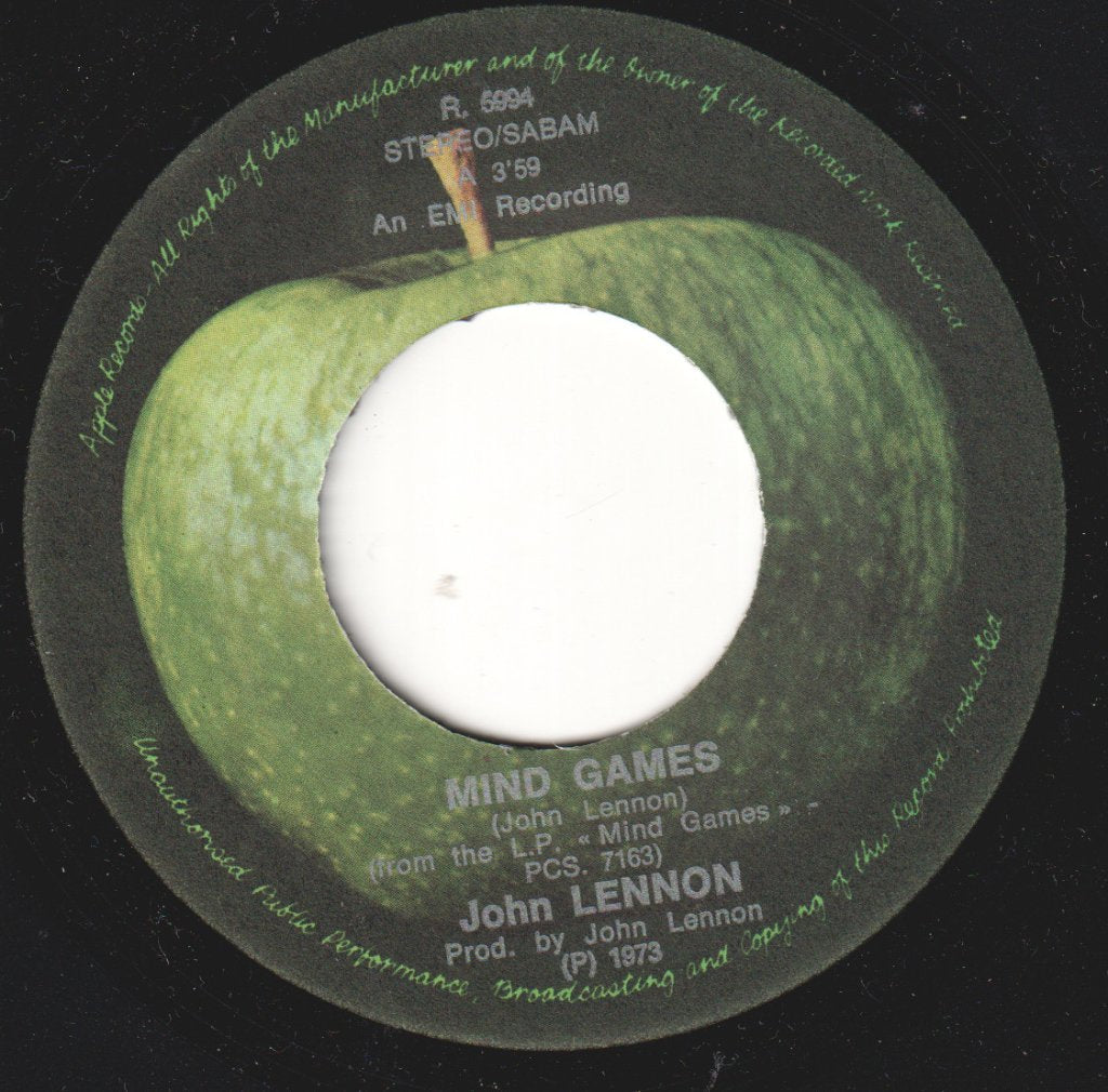 John Lennon - Mind Games - 7 Inch