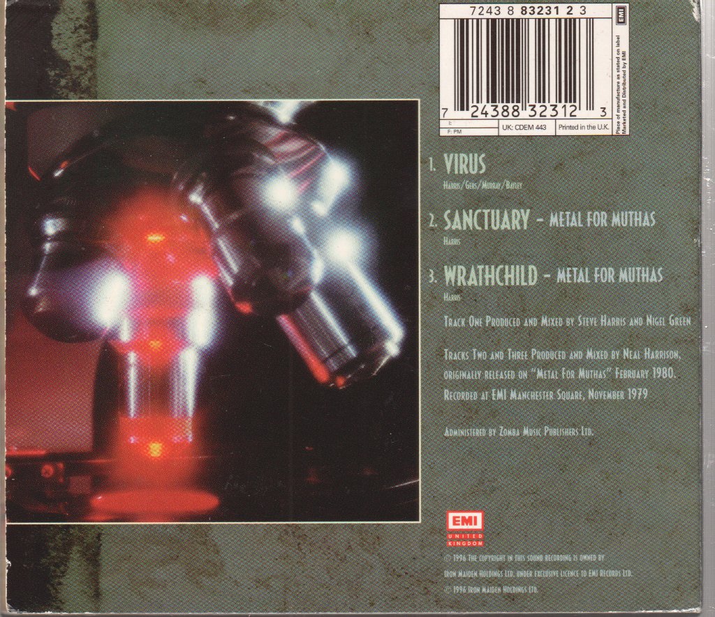 Iron Maiden - Virus - Cd