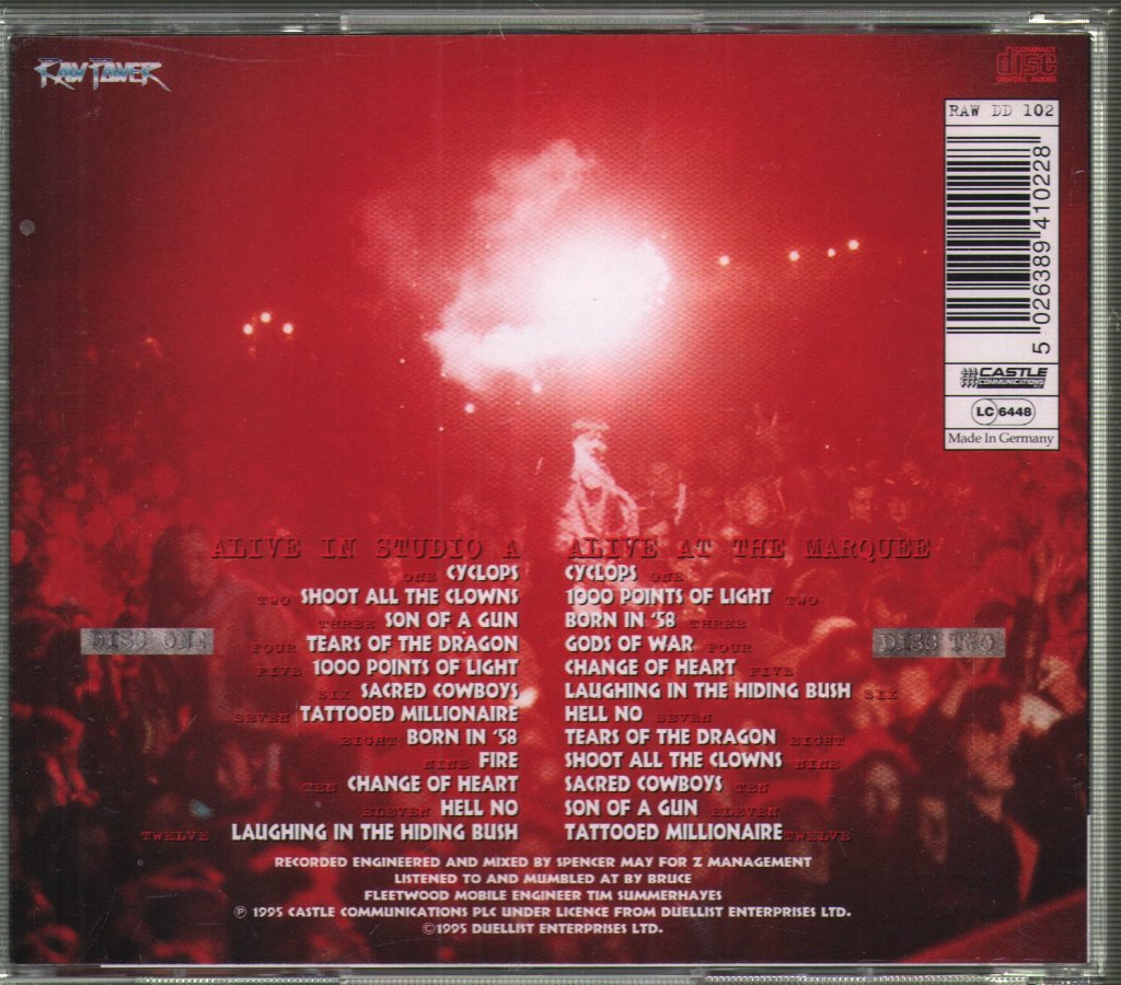 Bruce Dickinson - Alive In Studio A - Double Cd