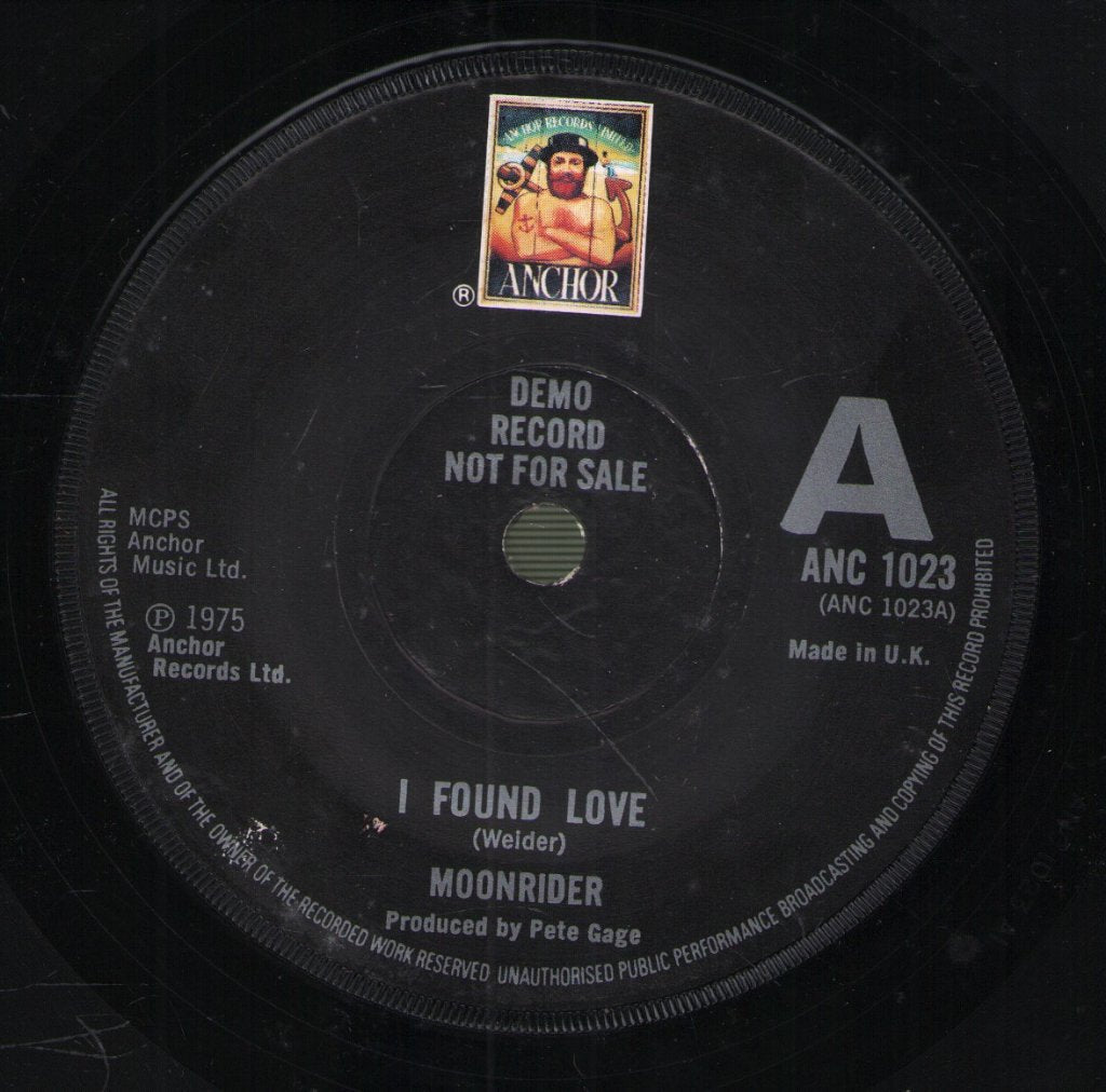Moonrider - I Found Love - 7 Inch