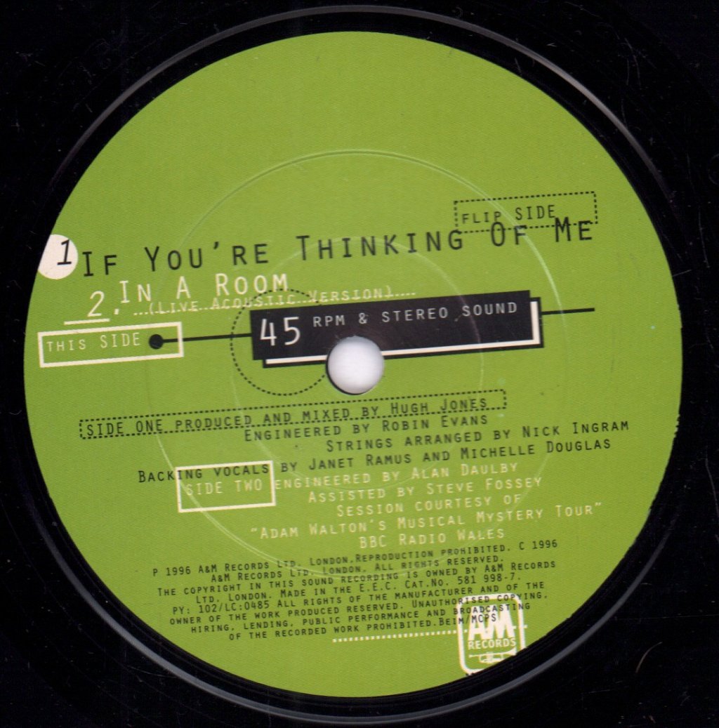 Dodgy - If You're Thinking Of Me - 7 Inch